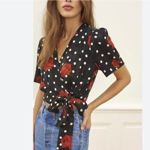 Rouje benedicte wrap top size 34